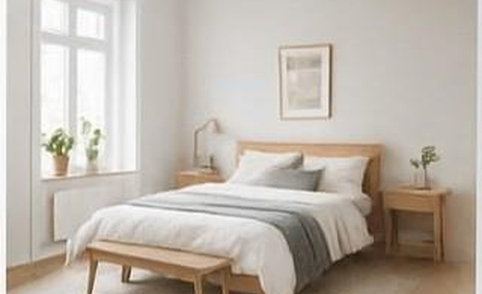 Premium modern bedroom interior